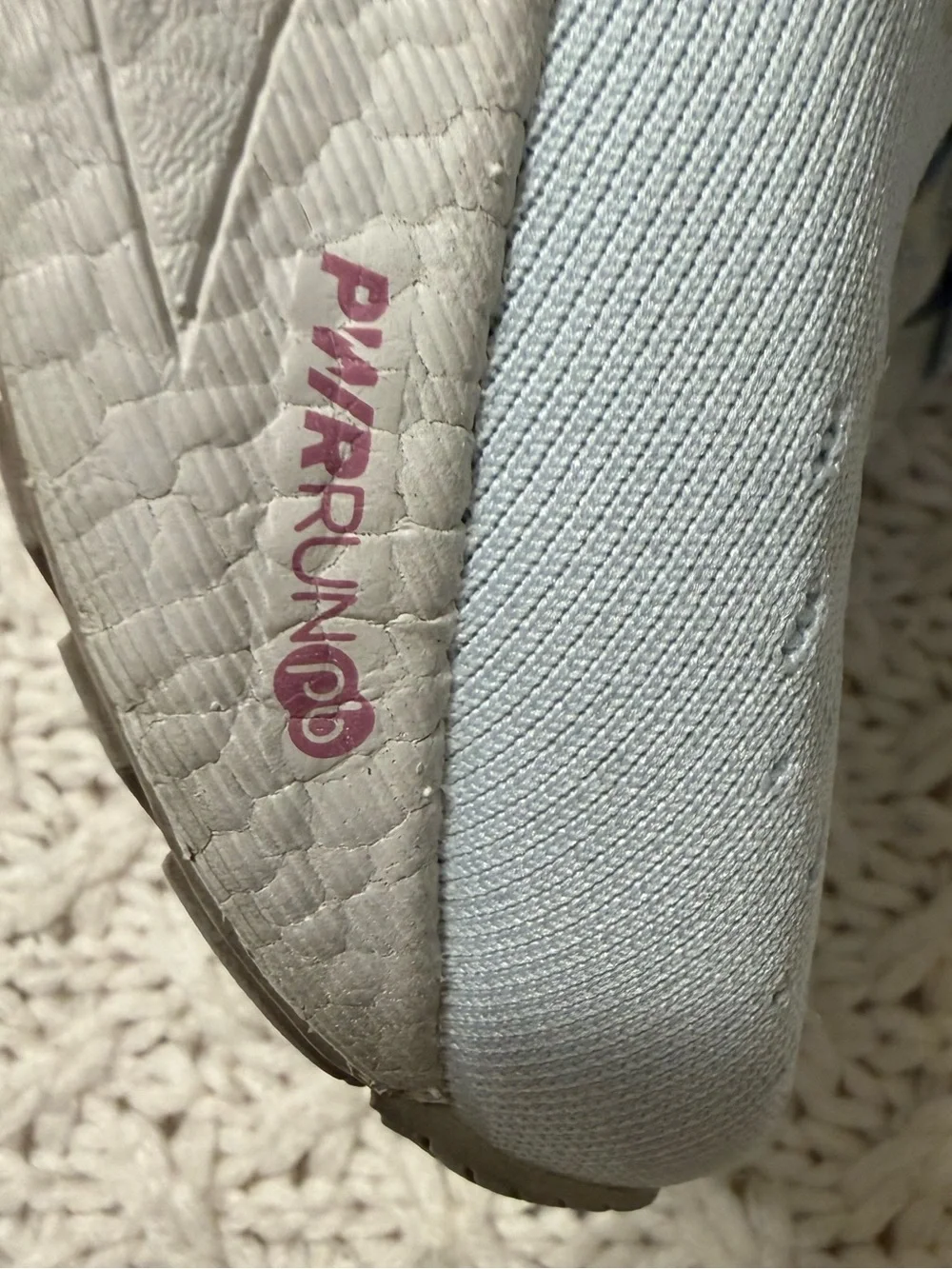 Saucony breathable mesh